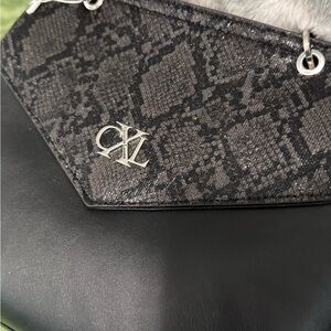 Christian Lacroix Sable Black Textured Handle or Shoulder Bag 🩵